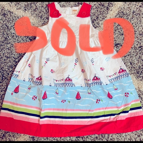 Gymboree Other - Vintage Gymboree Blooming Nautical 5t dress